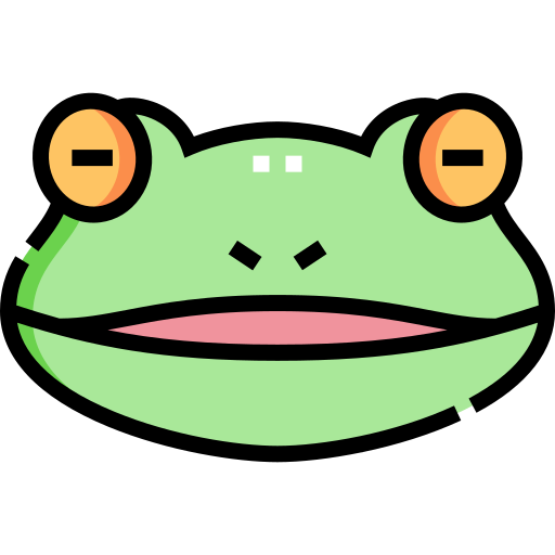 Frog Detailed Straight Lineal color icon