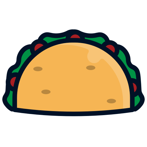 tacos Generic Outline Color icona