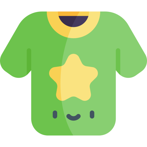 t-shirt Kawaii Flat icon