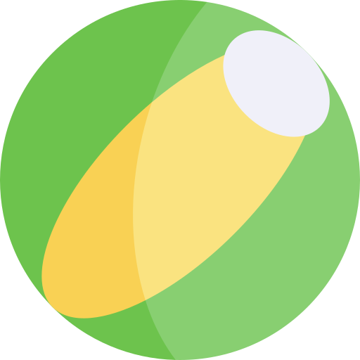 pelota de playa Kawaii Flat icono