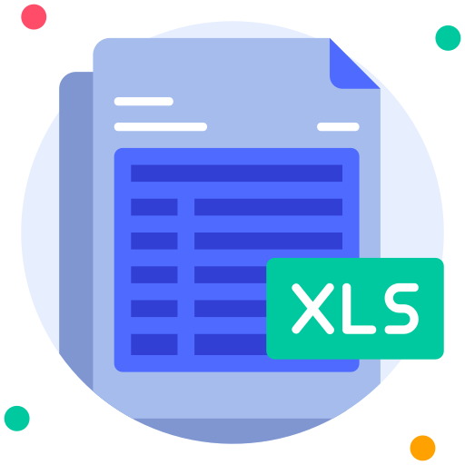 xls Generic Rounded Shapes Icône