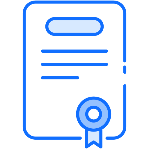 diploma Generic Blue icoon