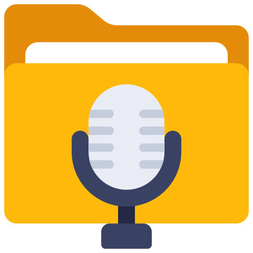 Recordings Juicy Fish Flat icon