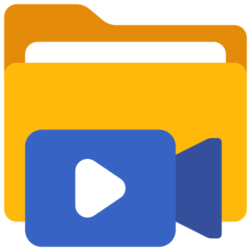 Video folder Juicy Fish Flat icon