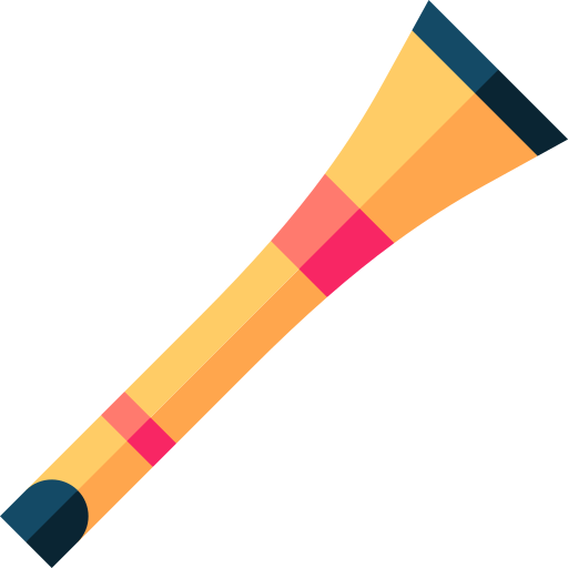 vuvuzela Basic Straight Flat icona