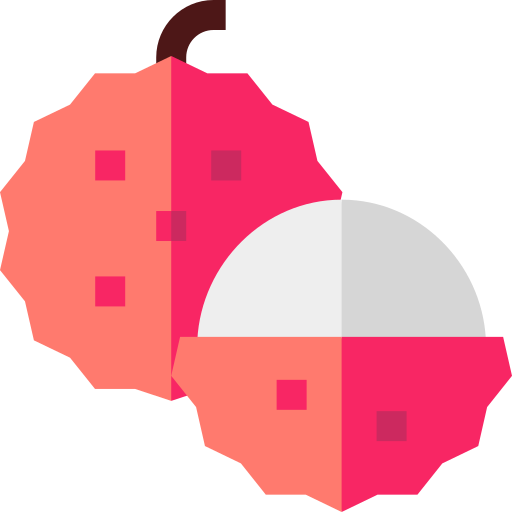 lychee Basic Straight Flat icono