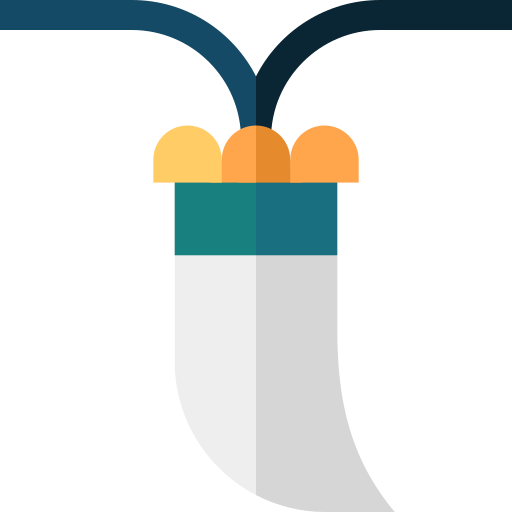 colmillo Basic Straight Flat icono