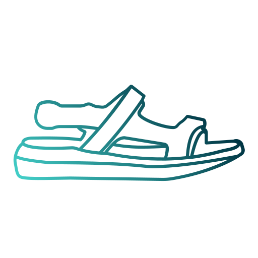 Sandal Generic Gradient icon