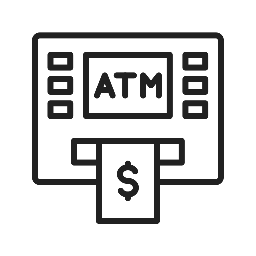 bankomat Generic Detailed Outline ikona
