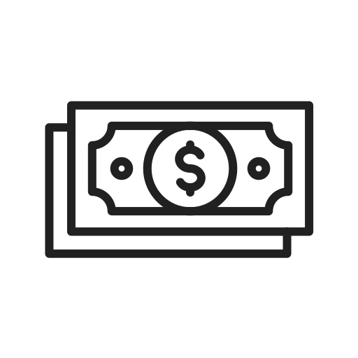 dollar Generic Detailed Outline icon