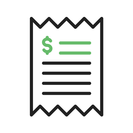 Invoice Generic Outline Color icon