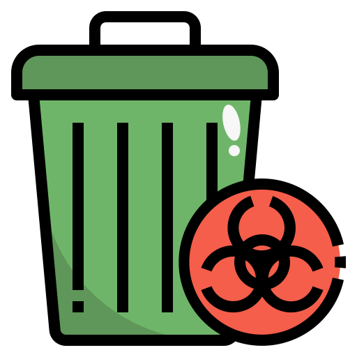 有毒廃棄物 Generic Outline Color icon