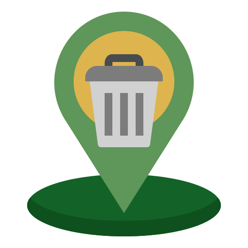 recyclagecentrum Generic Flat icoon