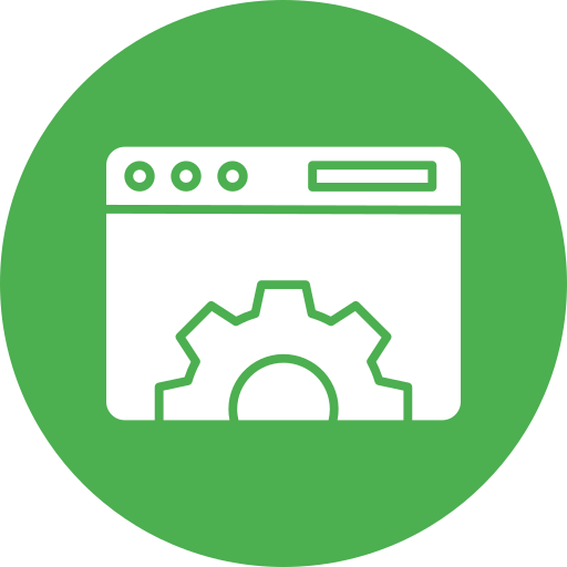 contentmanagement systeem Generic Flat icoon