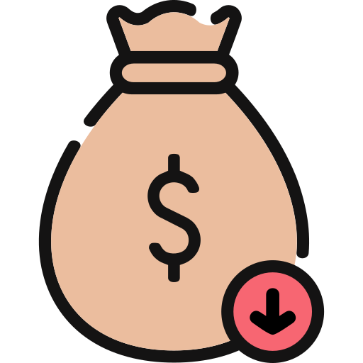 Money bag Generic Outline Color icon