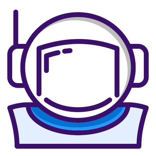 Astronaut Generic Outline Color icon