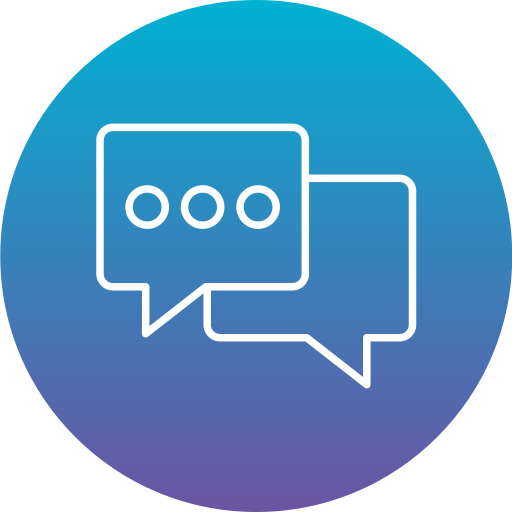 diskussion Generic Flat Gradient icon