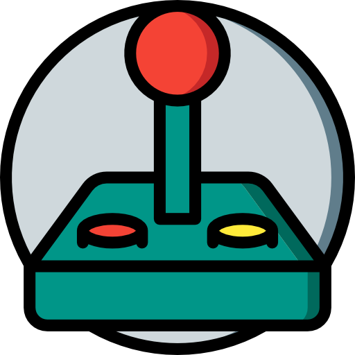 joystick Basic Miscellany Lineal Color icon