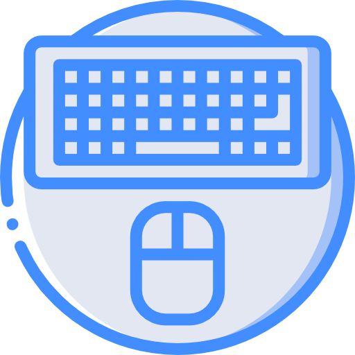 Keyboard Basic Miscellany Blue icon