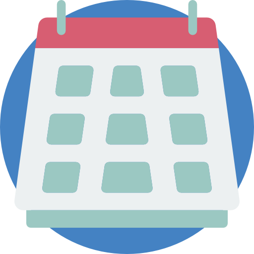 kalender Basic Miscellany Flat icon