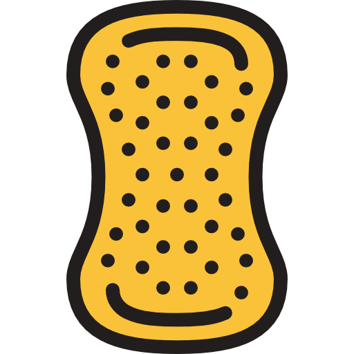 Sponge Detailed Rounded Lineal color icon