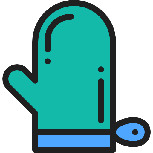 Mitten Detailed Rounded Lineal color icon