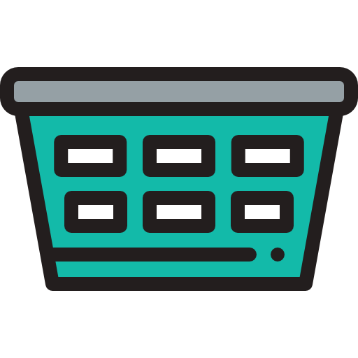 Laundry Detailed Rounded Lineal color icon