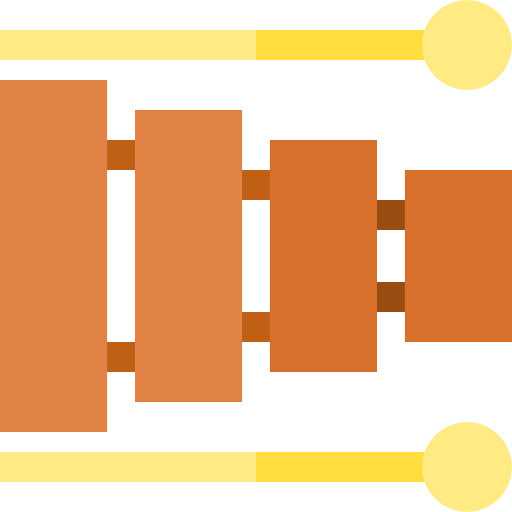 xilófono Basic Straight Flat icono