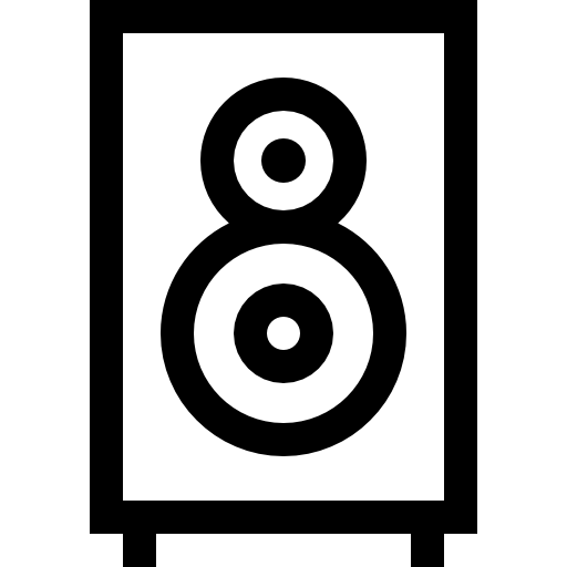 拡声器 Basic Straight Lineal icon