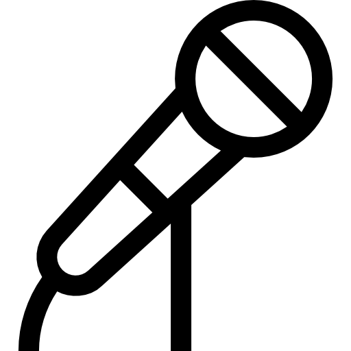 microfono Basic Straight Lineal icona