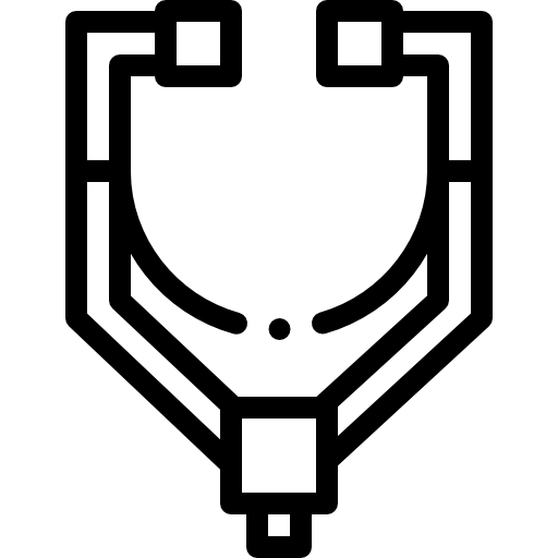 fonendoskop Detailed Rounded Lineal ikona