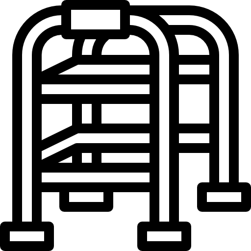 bastone da passeggio Detailed Rounded Lineal icona