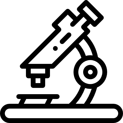 顕微鏡 Detailed Rounded Lineal icon