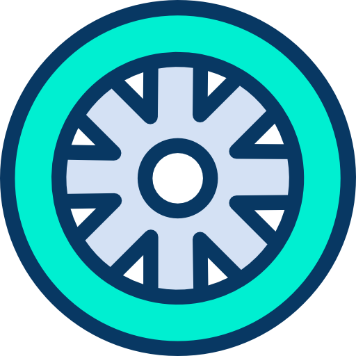 車輪 Kiranshastry Lineal Color icon