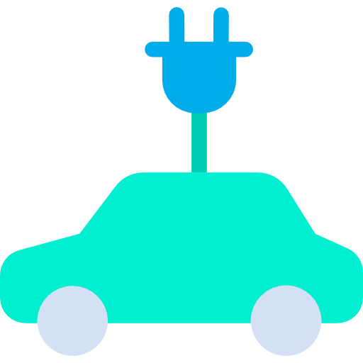電気自動車 Kiranshastry Flat icon