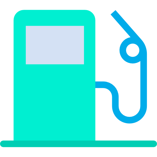 gasolinera Kiranshastry Flat icono