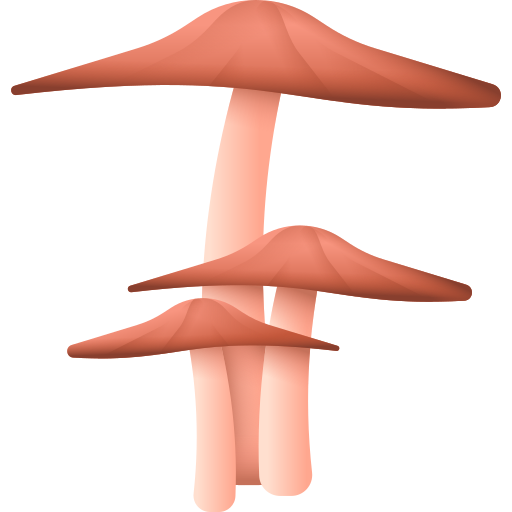 cogumelo 3D Color Ícone