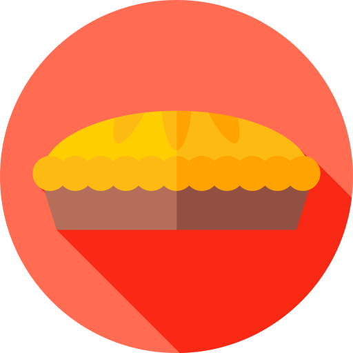 torta Flat Circular Flat Ícone
