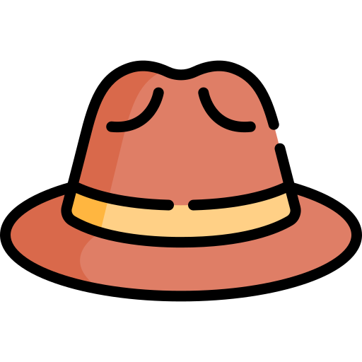 Fedora hat Special Lineal color icon