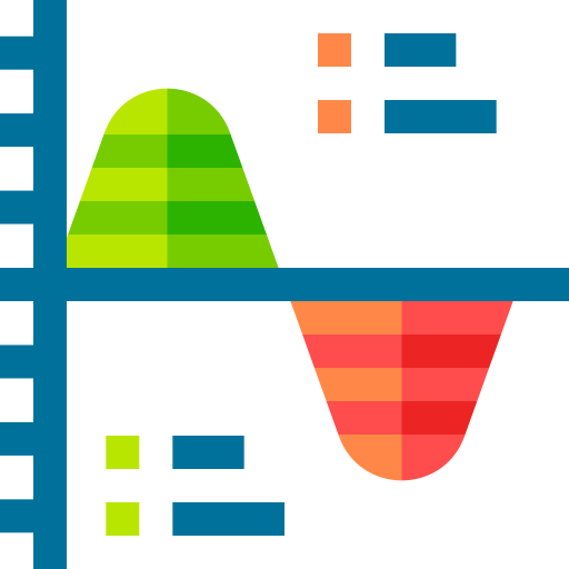 infographie Basic Straight Flat Icône