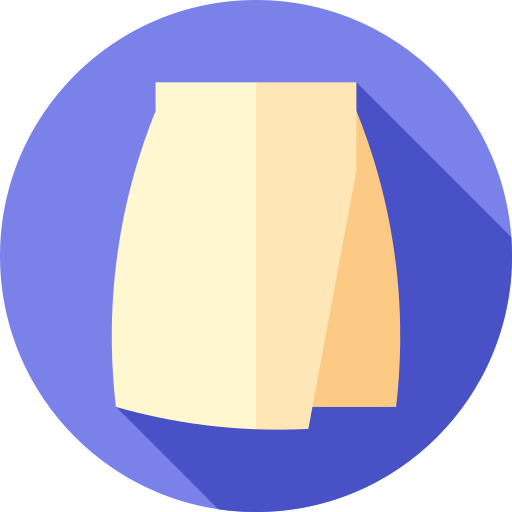 치마 Flat Circular Flat icon
