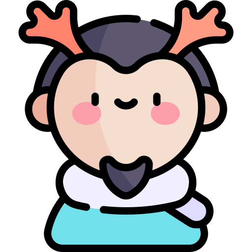 화신 Kawaii Lineal color icon