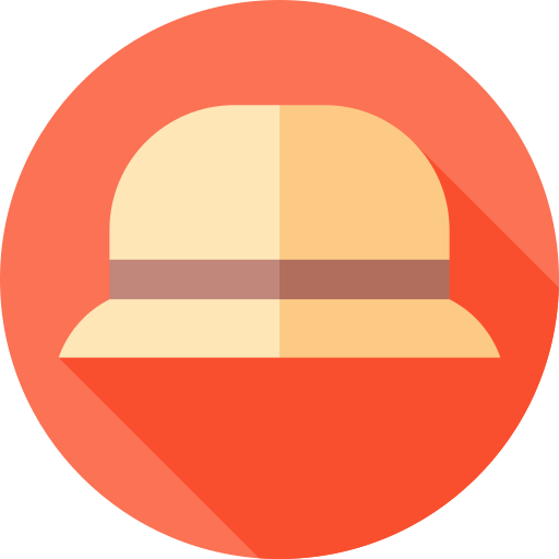 Шляпа Flat Circular Flat иконка
