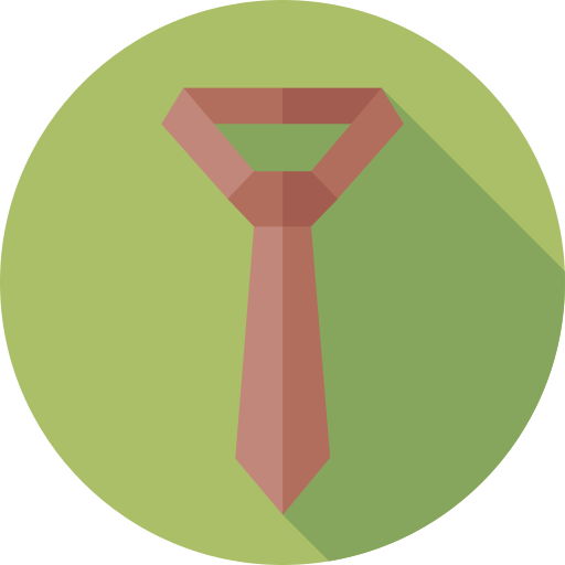 krawat Flat Circular Flat ikona