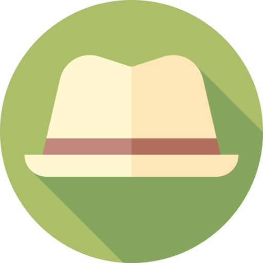 Шляпа Flat Circular Flat иконка
