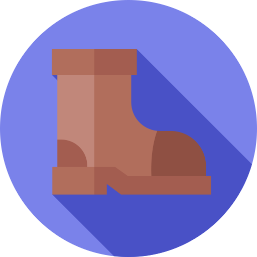 booten Flat Circular Flat icon