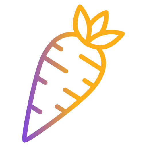 Морковь Generic Gradient иконка