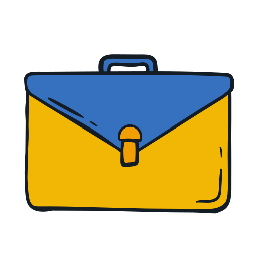 Briefcase Generic Hand Drawn Color icon