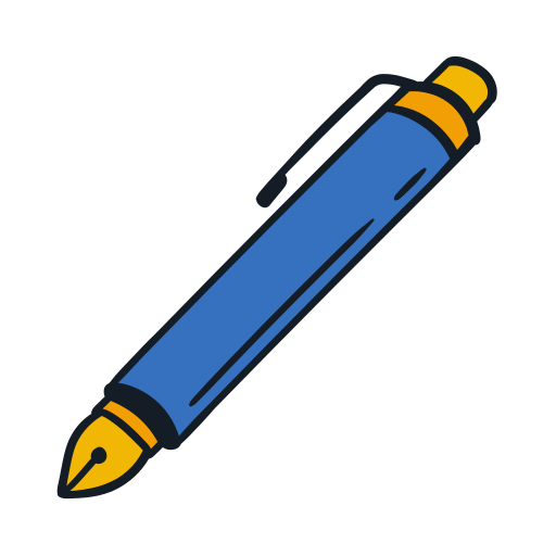 Перьевая ручка Generic Hand Drawn Color иконка