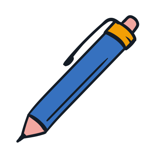 Pen Generic Hand Drawn Color icon